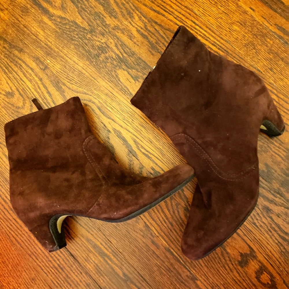 Sam Edelman Maddie suede leather ankle boots